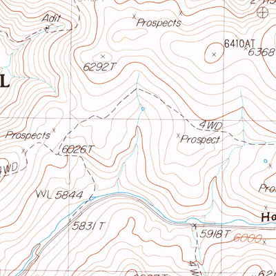 United States Geological Survey Mountain City, NV (1986, 24000-Scale) digital map