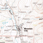 United States Geological Survey Mountain City, NV (1986, 24000-Scale) digital map