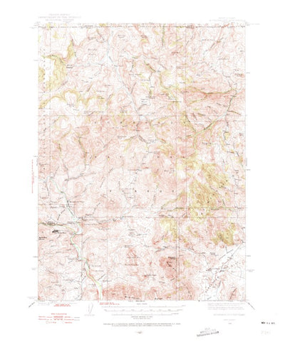 United States Geological Survey Mountain City, NV-ID (1936, 62500-Scale) digital map