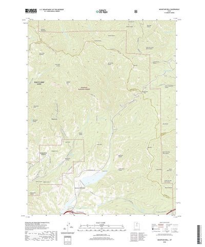 United States Geological Survey Mountain Dell, UT (2020, 24000-Scale) digital map