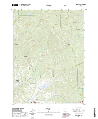 United States Geological Survey Mountain Dell, UT (2023, 24000-Scale) digital map