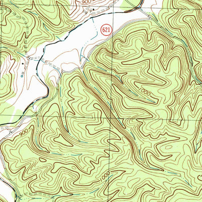 United States Geological Survey Mountain Falls, VA-WV (1999, 24000-Scale) digital map