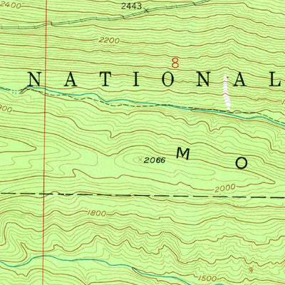 United States Geological Survey Mountain Fork, AR-OK (1958, 24000-Scale) digital map