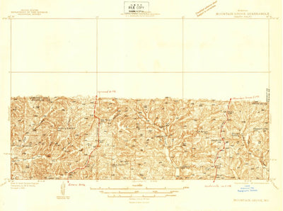 United States Geological Survey Mountain Grove, MO (1936, 48000-Scale) digital map