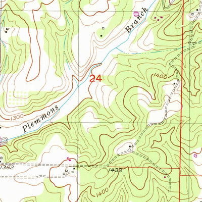 United States Geological Survey Mountain Grove North, MO (1951, 24000-Scale) digital map
