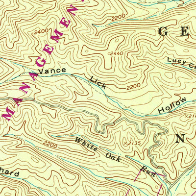 United States Geological Survey Mountain Grove, VA-WV (1961, 24000-Scale) digital map
