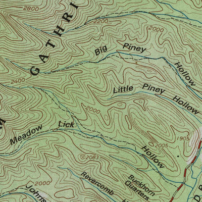 United States Geological Survey Mountain Grove, VA-WV (1995, 24000-Scale) digital map