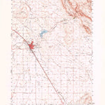 United States Geological Survey Mountain Home, ID (1956, 62500-Scale) digital map