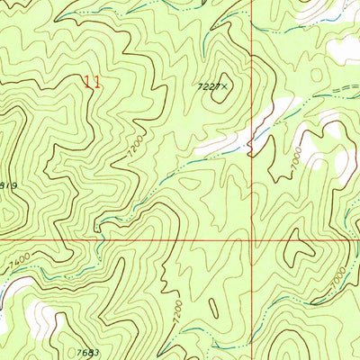 United States Geological Survey Mountain Home Pass, UT (1971, 24000-Scale) digital map