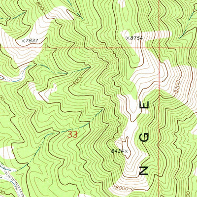 United States Geological Survey Mountain Home Pass, UT (1971, 24000-Scale) digital map
