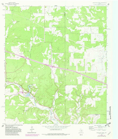 United States Geological Survey Mountain Home, TX (1964, 24000-Scale) digital map