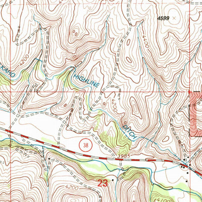 United States Geological Survey Mountain House, MT (1998, 24000-Scale) digital map
