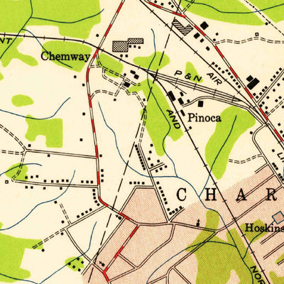 United States Geological Survey Mountain Island Lake, NC (1948, 24000-Scale) digital map