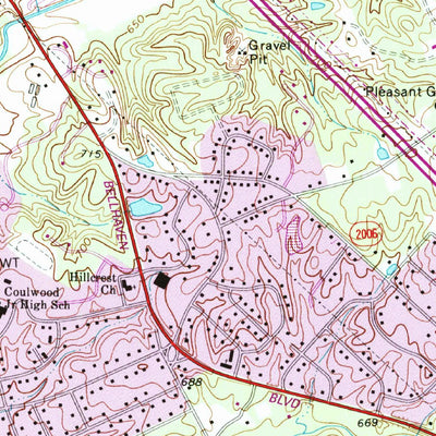 United States Geological Survey Mountain Island Lake, NC (1993, 24000-Scale) digital map