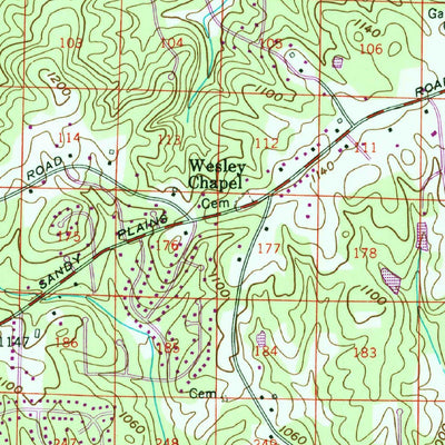 United States Geological Survey Mountain Park, GA (1956, 24000-Scale) digital map