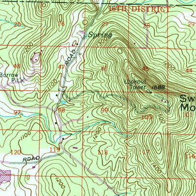 United States Geological Survey Mountain Park, GA (1956, 24000-Scale) digital map