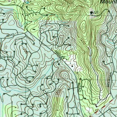 United States Geological Survey Mountain Park, GA (1992, 24000-Scale) digital map