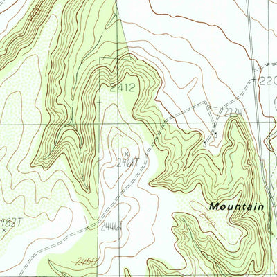 United States Geological Survey Mountain Pass, TX (1984, 24000-Scale) digital map