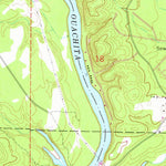 United States Geological Survey Mountain Pine, AR (1966, 24000-Scale) digital map