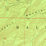 United States Geological Survey Mountain Pine, AR (1966, 24000-Scale) digital map