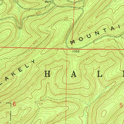 United States Geological Survey Mountain Pine, AR (1966, 24000-Scale) digital map