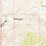 United States Geological Survey Mountain Sheep Spring, AZ-UT (1985, 24000-Scale) digital map