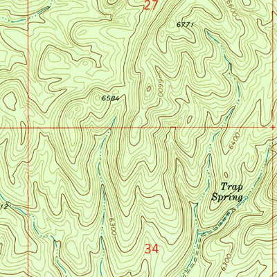 United States Geological Survey Mountain Spring Peak, UT (1972, 24000-Scale) digital map