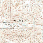 United States Geological Survey Mountain Springs Canyon, CA (1982, 24000-Scale) digital map