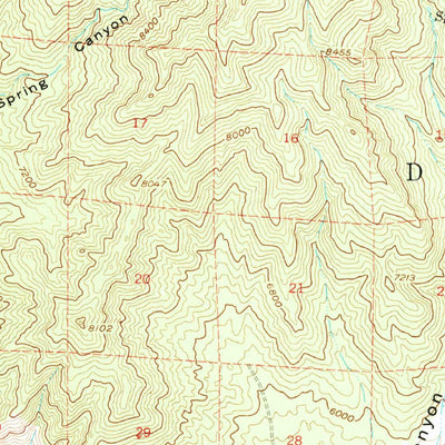 United States Geological Survey Mountain Springs, NV (1957, 62500-Scale) digital map