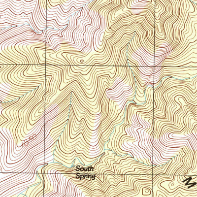 United States Geological Survey Mountain Springs, NV (1984, 24000-Scale) digital map