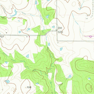 United States Geological Survey Mountain Springs, TX (1961, 24000-Scale) digital map