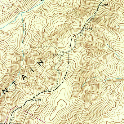United States Geological Survey Mountain Valley, VA (1965, 24000-Scale) digital map