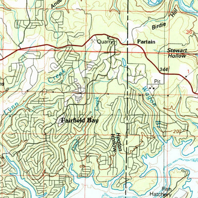 United States Geological Survey Mountain View, AR (1983, 100000-Scale) digital map