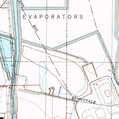 United States Geological Survey Mountain View, CA (1997, 24000-Scale) digital map