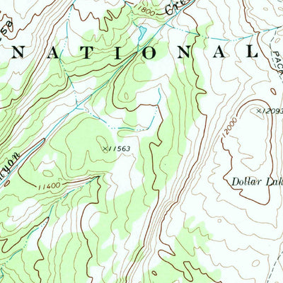 United States Geological Survey Mountain View Crest, CO (1973, 24000-Scale) digital map