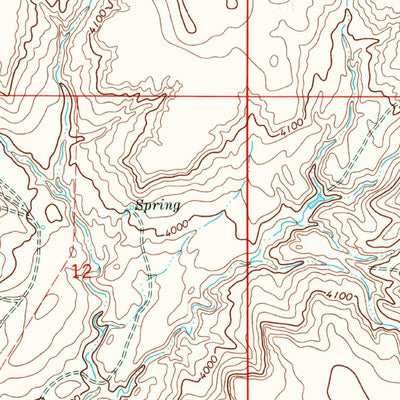 United States Geological Survey Mountain View School, MT (1968, 24000-Scale) digital map
