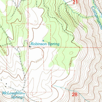 United States Geological Survey Mountain View, WA (1995, 24000-Scale) digital map