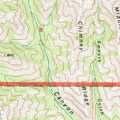 United States Geological Survey Mountain View, WA (1995, 24000-Scale) digital map