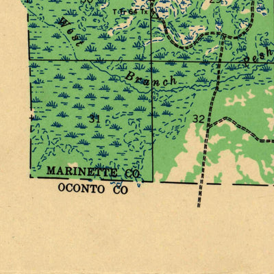 United States Geological Survey Mountain, WI (1942, 48000-Scale) digital map