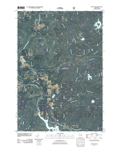 United States Geological Survey Mountain, WI (2011, 24000-Scale) digital map