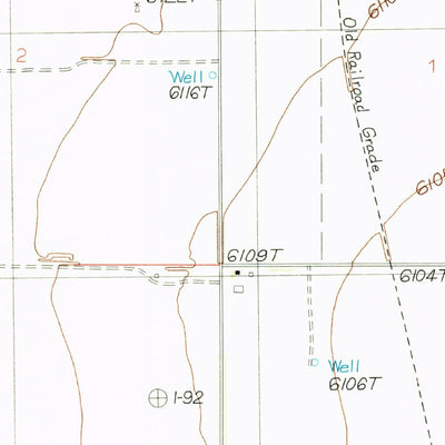 United States Geological Survey Mountainair NE, NM (1986, 24000-Scale) digital map