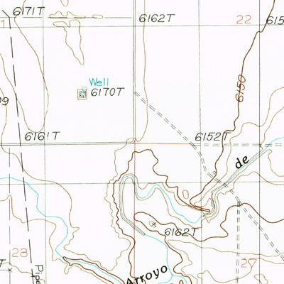 United States Geological Survey Mountainair NE, NM (1986, 24000-Scale) digital map