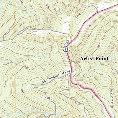 United States Geological Survey Mountainburg, AR (2020, 24000-Scale) digital map