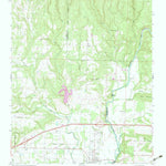 United States Geological Survey Mountainburg SE, AR (1969, 24000-Scale) digital map