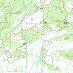 United States Geological Survey Mountainburg SE, AR (1969, 24000-Scale) digital map
