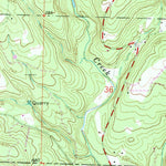 United States Geological Survey Mountainburg SE, AR (1969, 24000-Scale) digital map