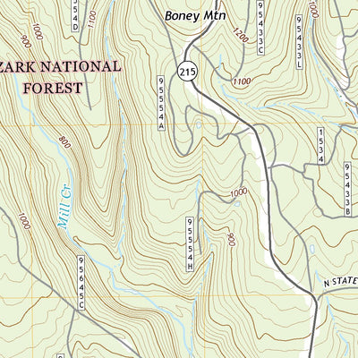 United States Geological Survey Mountainburg SE, AR (2020, 24000-Scale) digital map