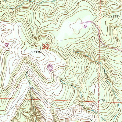 United States Geological Survey Mountainburg SW, AR (1969, 24000-Scale) digital map