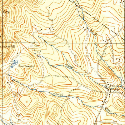 United States Geological Survey Mountpelier, VT (1944, 62500-Scale) digital map