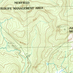 United States Geological Survey Mousam Lake, ME (1983, 24000-Scale) digital map
